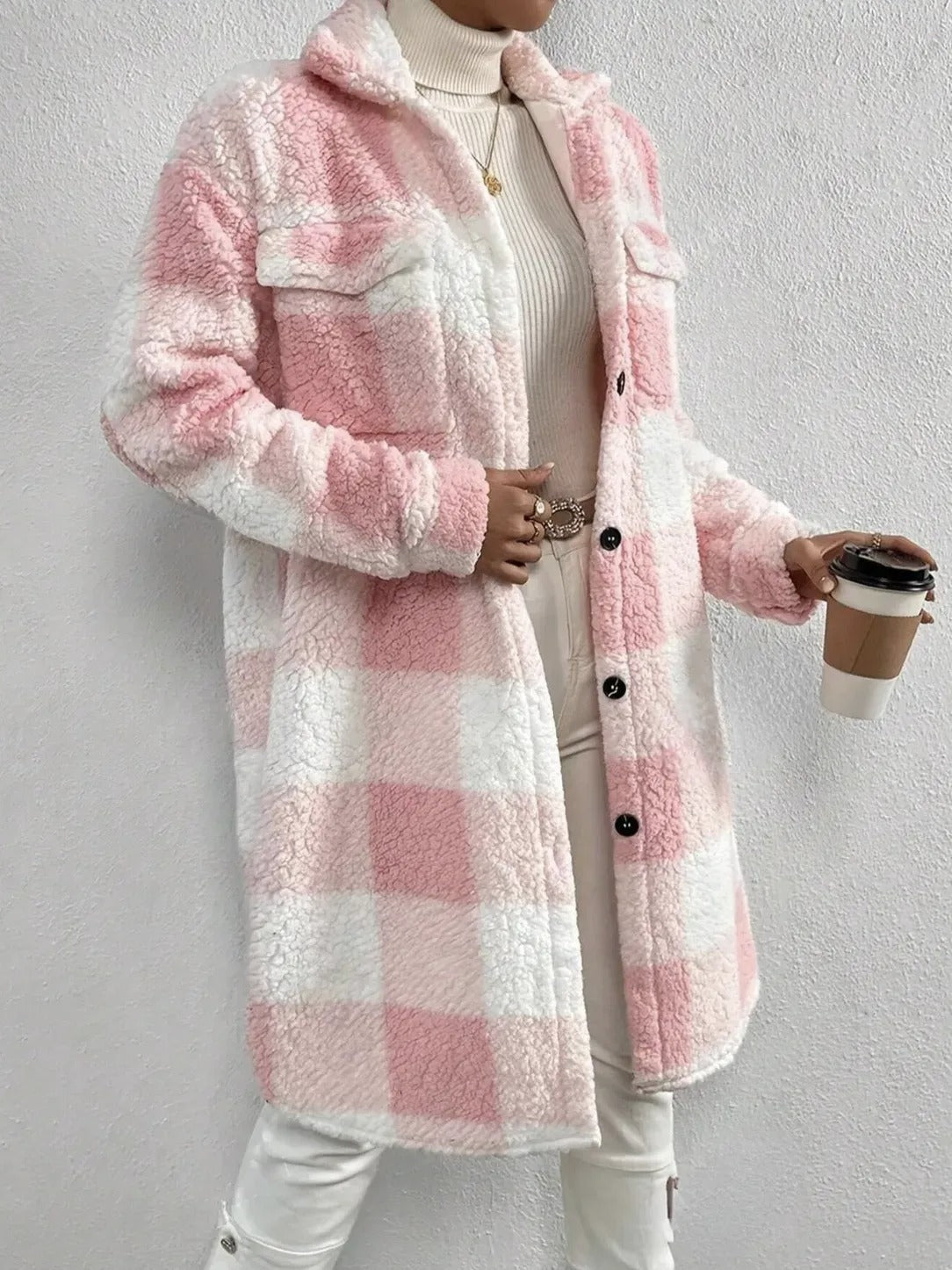 Heritage Plaid Sherpa Coat